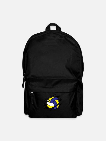 Volleyball Ballon Volleyball Joueur de volleyball - Sac à dos - noir