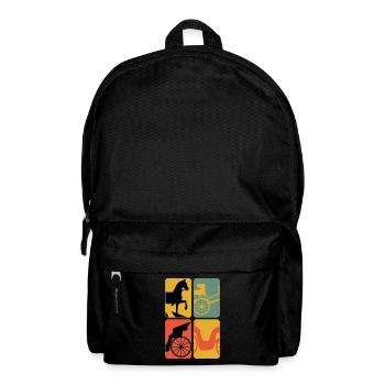 Carriage Horse-drawn carriage Carter Coachman - Backpack - black - Front