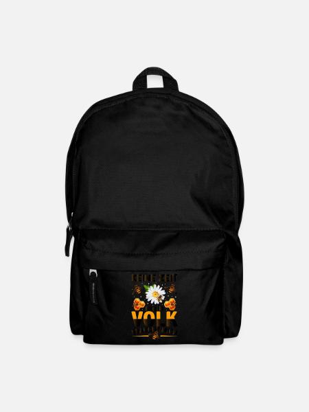 Keine Zeit Mein Volk Braucht Mich - Rucksack - Schwarz