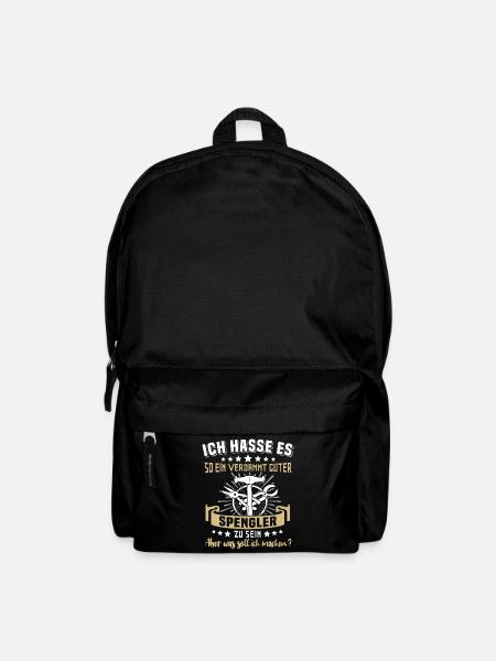 Spengler Bauspengler Karrosseriespengler - Rucksack - Schwarz