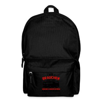 Wir Brauchen Kein Navi - Rucksack - Schwarz - Vorne