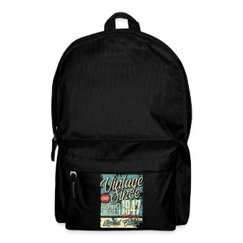 1947 Birthday vintage Retro Legend - Backpack - black - Front