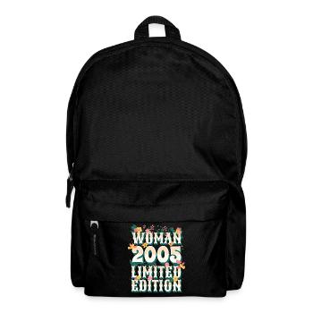 Birthday Woman born in 2005 Woman 18 years old - Backpack - black - Front