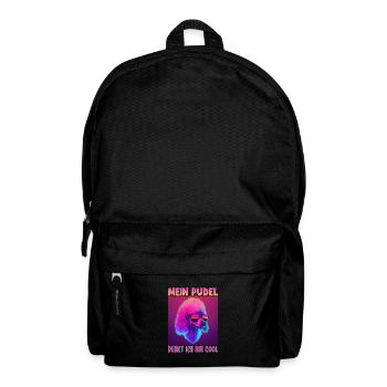 Hunde Spruch Pudel Design für Hundeliebhaber - Rucksack - Schwarz - Vorne