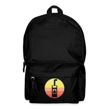 Kamin Retro Ofen Brennholz Kaminofen - Rucksack - Schwarz - Vorne