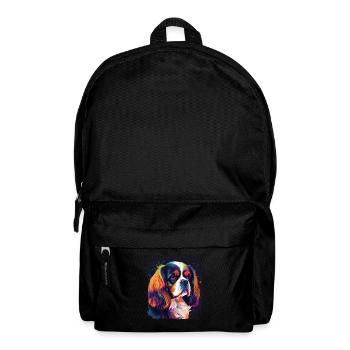 Chien disant Cavalier Spaniel pour les amoureux des chiens - Sac à dos - noir - Devant