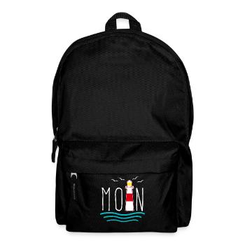 Moin Leuchtturm Norddeutschland - Rucksack - Schwarz - Vorne
