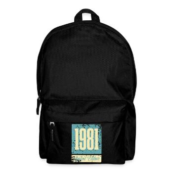 1981 Anniversaire de naissance Année de naissance - Sac à dos - noir - Devant