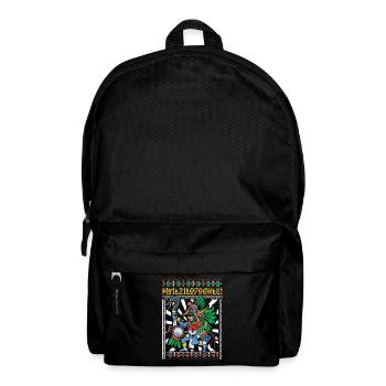 Le dieu aztèque de la guerre - Huitzilopochtli - Sac à dos - noir - Devant
