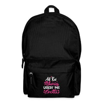 All Kei Ahnig Ussert Mis Gotti - Rucksack - Schwarz - Vorne