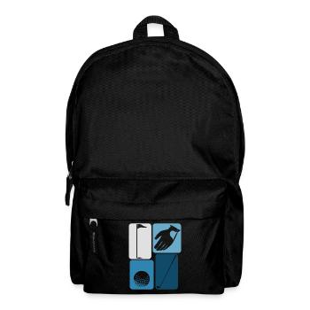 Golf Golf Ball Golf Club Golfer - Backpack - black - Front