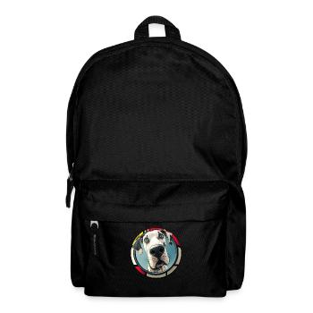 Dogs Cartoon Great Dane for Dog Lovers - Backpack - black - Front