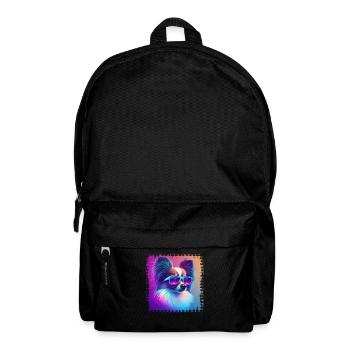 Hunde Spruch Papillon Design für Hundeliebhaber - Rucksack - Schwarz - Vorne