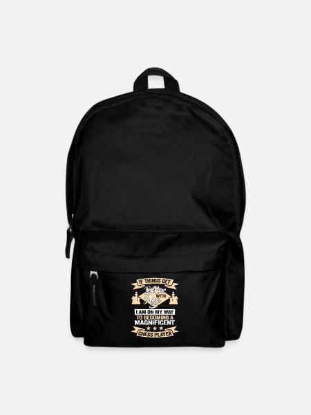 Schachspieler Geburtstag Schachverein Party - Rucksack - Schwarz