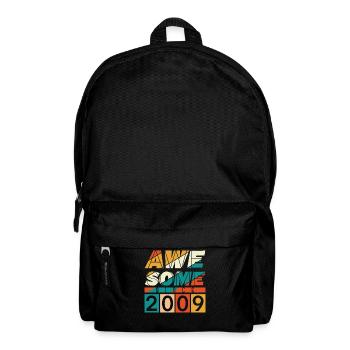 2009 Anniversaire Naissance Année de naissance millésime - Sac à dos - noir - Devant