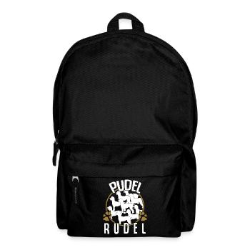 Pudel Rudel - Rucksack - Schwarz - Vorne