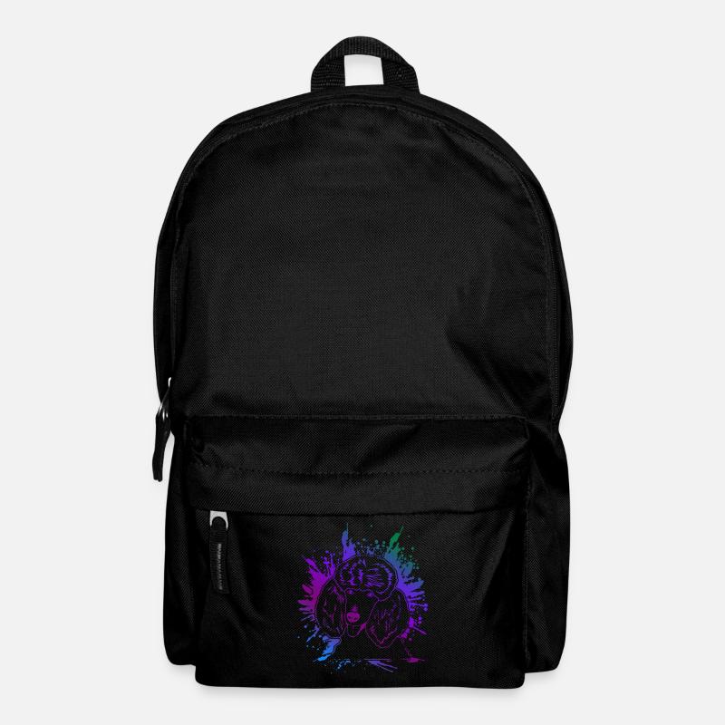 Pudel Kunst - Rucksack - Schwarz