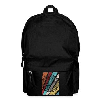 Holz Holzfäller Baumscheibe Tischler - Rucksack - Schwarz - Vorne