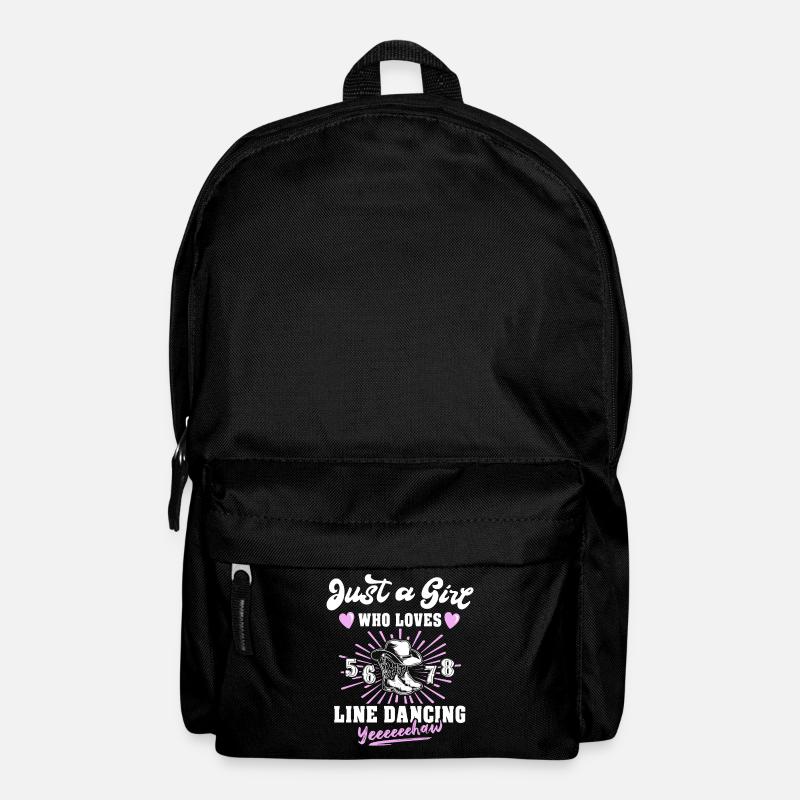 Line Dancing Girl - Rucksack - Schwarz