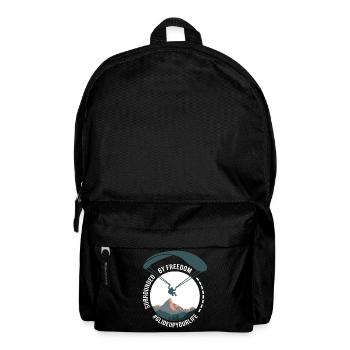 paragliding glide long gleitschirm pilot flieger - Rucksack - Schwarz - Vorne