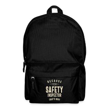 Safety Inspector Occupation - Backpack - black - Front