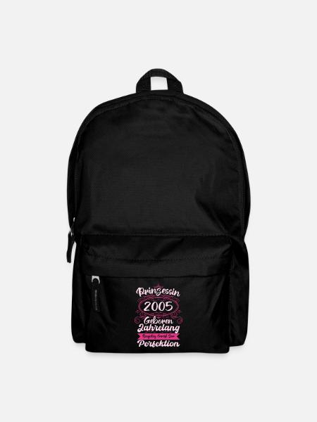 Prinzessin seit 2005 Geburtstag 2005 - Rucksack - Schwarz