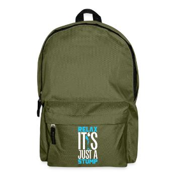 Leg prosthesis - Backpack - olive green - Front