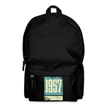 1957 Naissance Anniversaire Année de naissance - Sac à dos - noir - Devant