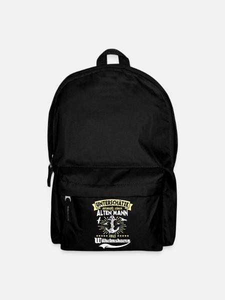 Wilhelmshaven Mann Wilhelmshavener Männer - Rucksack - Schwarz