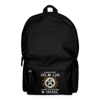 Zimmermann Zimmerer Zimmerleute - Rucksack - Schwarz - Vorne