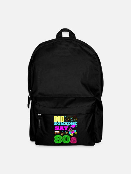 80er Disco 1980 Party 80s - Rucksack - Schwarz
