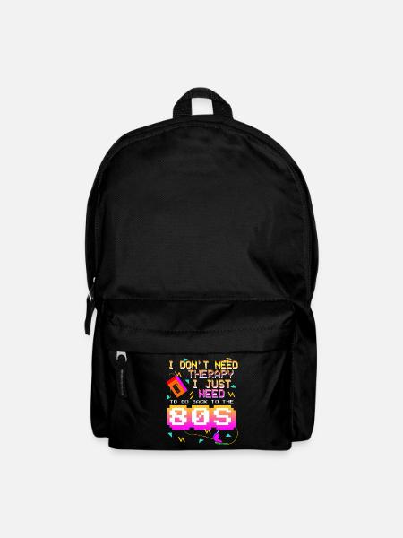 Années 80 Nostalgie Disco 1980 Fête Années 80 - Sac à dos - noir