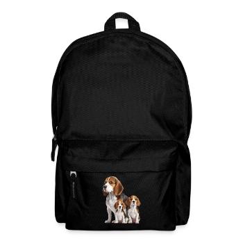 Beagle Family - Backpack - black - Front