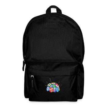 Wikinger Schildwall - Rucksack - Schwarz - Vorne