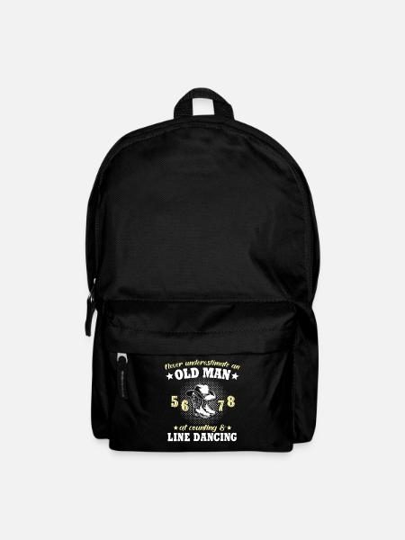 Unterschätze Line Dance Mann - Rucksack - Schwarz