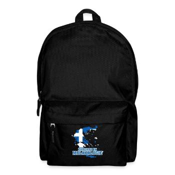 Malaka Grieche lustig Griechenland - Rucksack - Schwarz - Vorne