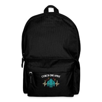 Orgelspieler Orgel Organisten - Rucksack - Schwarz - Vorne