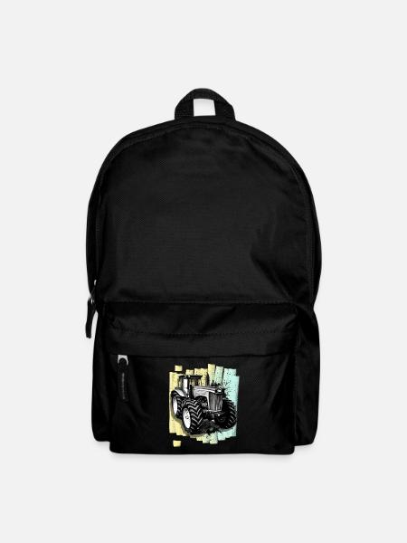 Traktor Landwirtschaft Landwirt - Rucksack - Schwarz