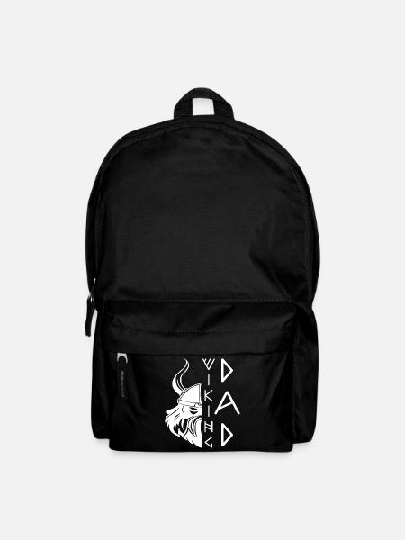 Homme Barbu Papa Viking Fête Des Pères 2024 - Sac à dos - noir