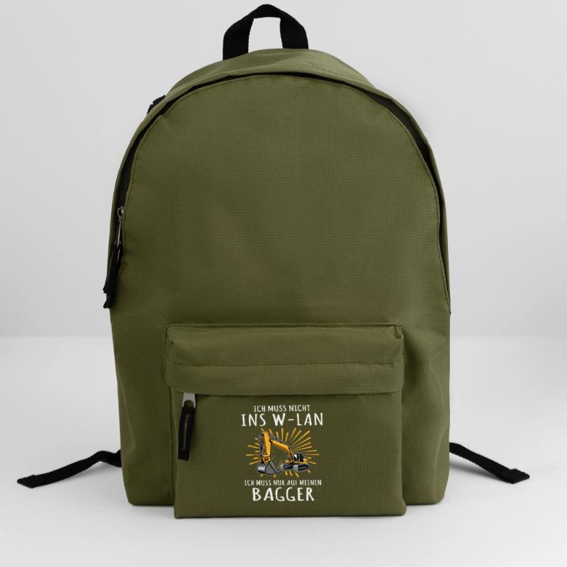 Baggerführer Bagger Baggerfahrer Rucksack