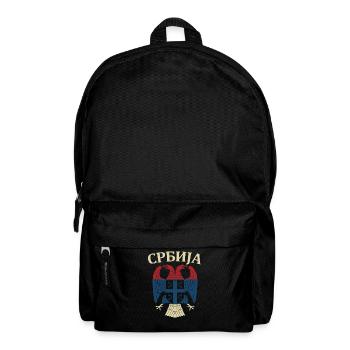 Srbija Serbia Serbian Serbian Yugoslavija Belgrade - Rucksack - Schwarz - Vorne