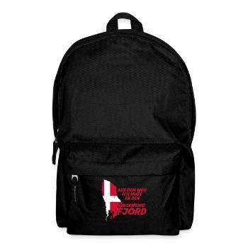 Ringkøbing Fjord Dänemark Flagge - Rucksack - Schwarz - Vorne