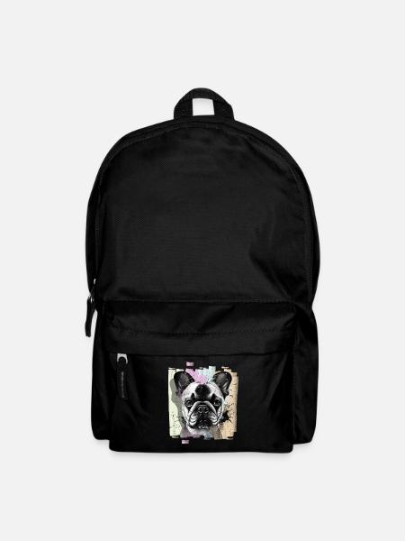 French Bulldog Frenchie - Sac à dos - noir