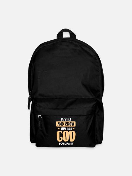 gott bibel - Rucksack - Schwarz