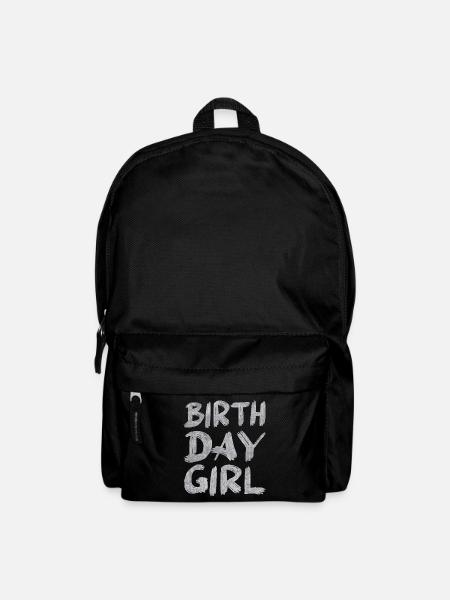 fille d’anniversaire - Sac à dos - noir