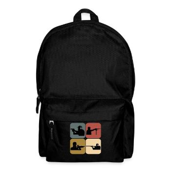 Club de tir sportif rétro - Sac à dos - noir - Devant