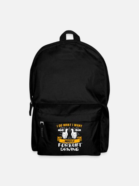 Gabelstapler Staplerfahrer - Rucksack - Schwarz
