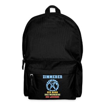 Zimmermann Zimmern Zimmerer - Rucksack - Schwarz - Vorne