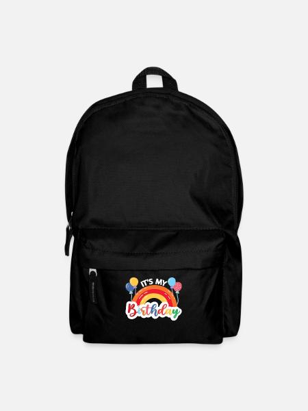 It's My Birthday Funny Design for Birthday Party - Backpack - black