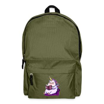 Licorne Livres de lecture - Sac à dos - vert olive - Devant
